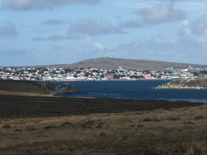 A view of the capital of the Falklands, Stanley. A very "quaint" little place!