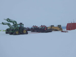 Vehicles are the key to Antarctic bases, you need them to manage everything, including raising buildings out of the accumulated snow!