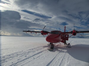 The amazing twin otter, the workhorse of Antarctic aviation.