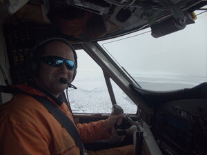 Another excellent pilot during our single blast from Halley back to Rothera.
