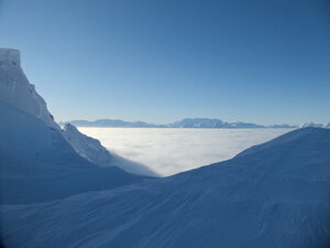 Out on another day, we had a beautiful day above the clouds.